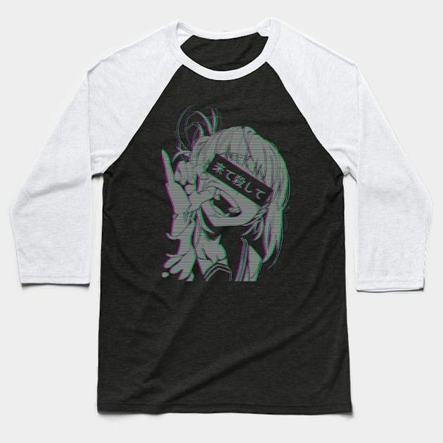 Toga Himiko (Glitch) Aesthetic - My Hero Academia Baseball T-Shirt by IKIGAISEKAI